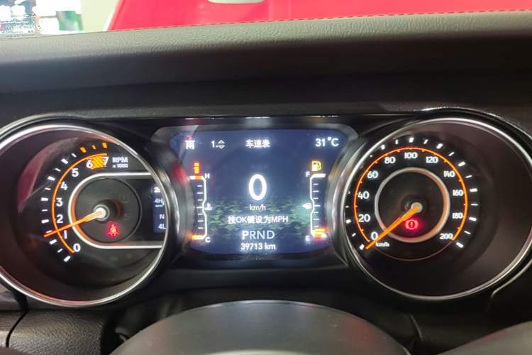 Used Jeep Wrangler 2022 2.0T High Altitude Four-Door Edition Instrument Cluster