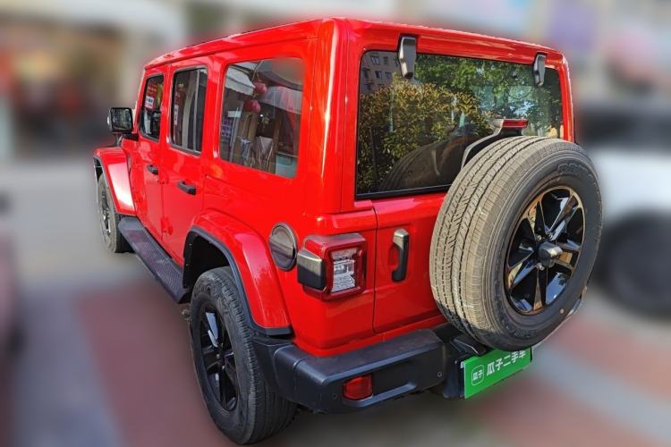 Used Jeep Wrangler 2022 2.0T High Altitude Four-Door Edition Rear Left 45 Deg