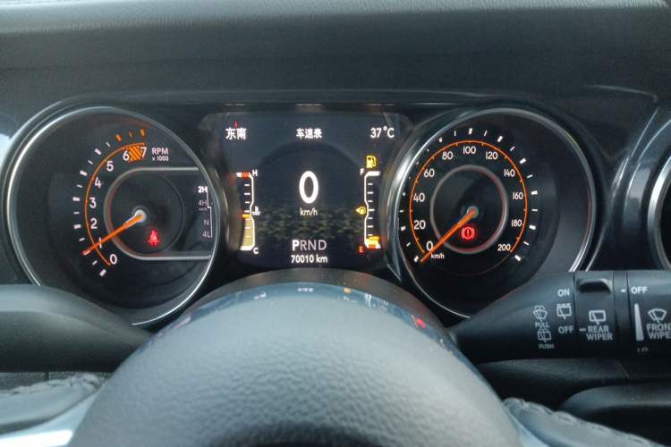 Used Jeep Wrangler 2022 2.0T High Altitude Four-Door Edition Instrument Cluster