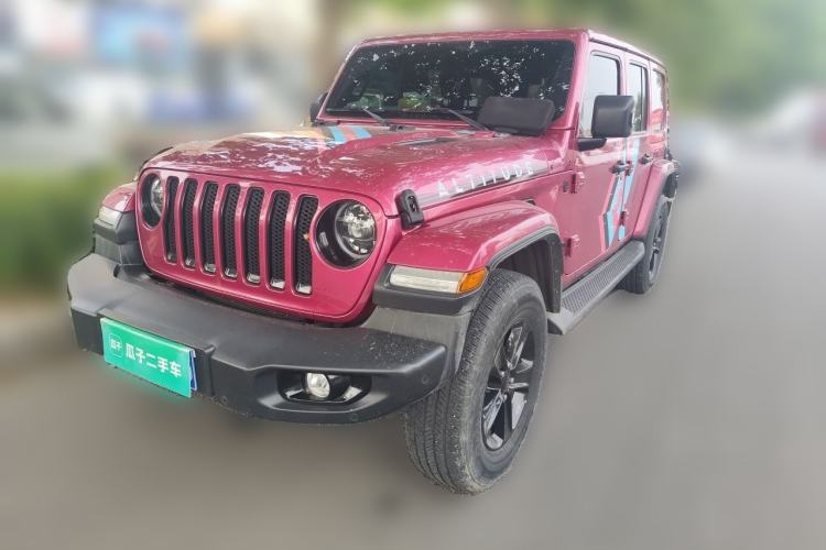 Used Jeep Wrangler 2022 2.0T High Altitude Bahamas Sand Pink Special Edition Guazi used car, China used car export, Used car for sale, Used cars, Cheapest cars for sale