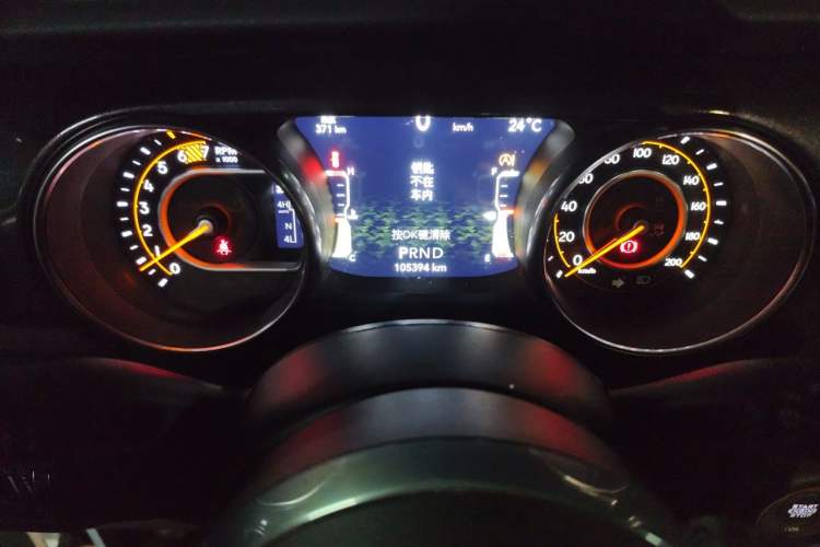 Used Jeep Wrangler 2022 2.0T High Altitude Four-Door Edition Instrument Cluster