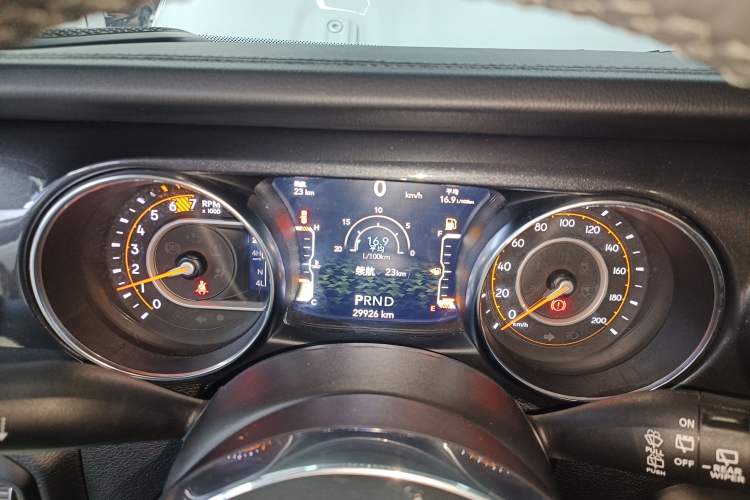 Used Jeep Wrangler 2022 2.0T High Altitude Four-Door Edition Instrument Cluster