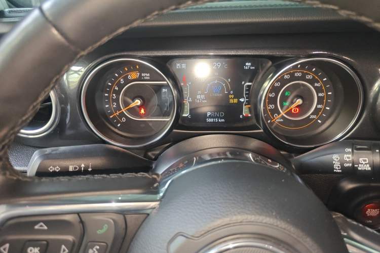Used Jeep Wrangler 2022 2.0T High Altitude Four-Door Edition Instrument Cluster