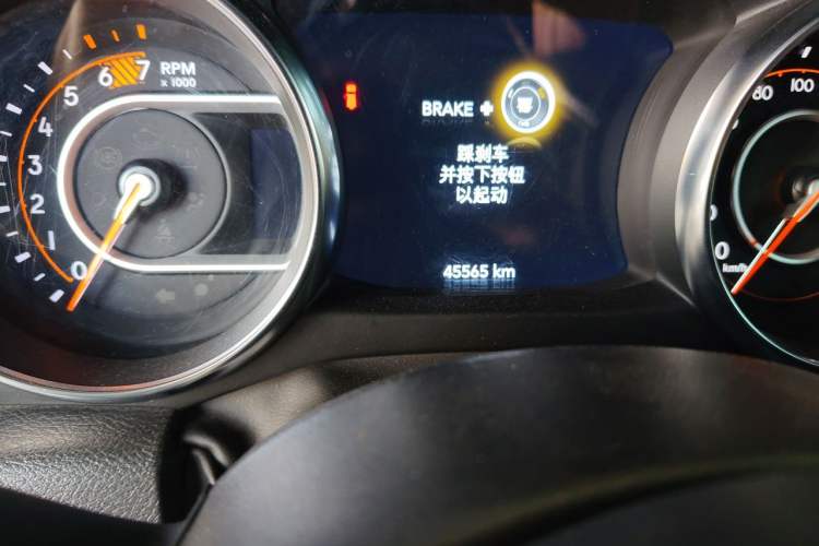 Used Jeep Wrangler 2022 2.0T High Altitude Four-Door Edition Odometer Close Up
