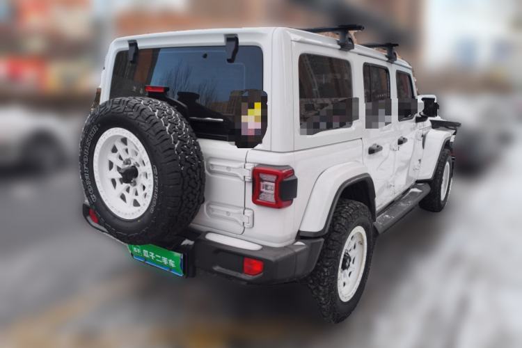 Used Jeep Wrangler 2022 2.0T High Altitude Four-Door Edition Rear Right 45 Deg