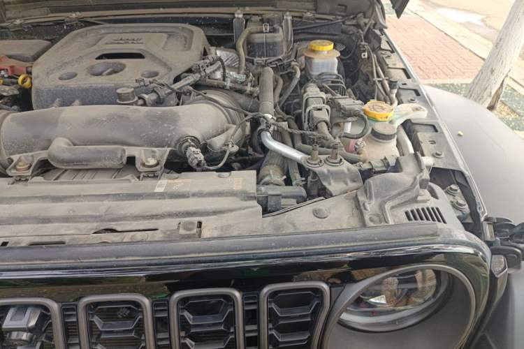 Used Jeep Wrangler 2024 2.0T Robin Hood Four-Door Edition Engine Bay Left