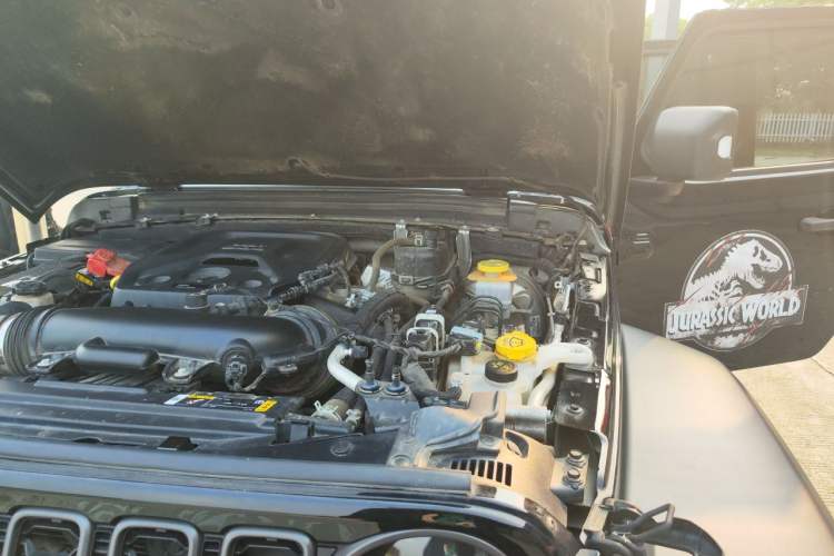 Used Jeep Wrangler 2024 2.0T Robin Hood Four-Door Edition Engine Bay Left