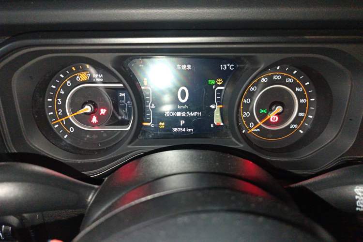 Used Jeep Wrangler 2024 2.0T Robin Hood Four-Door Edition Instrument Cluster