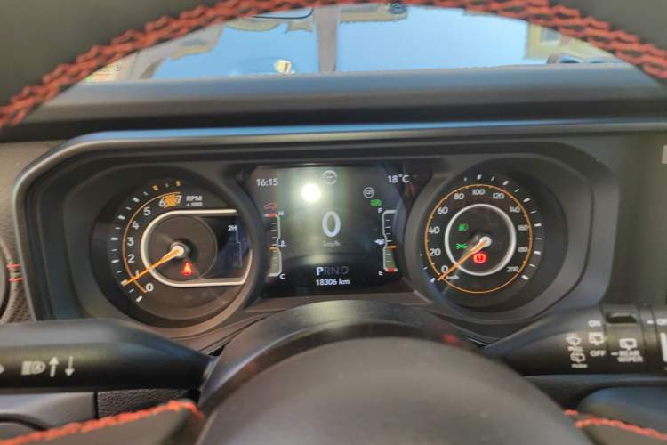 Used Jeep Wrangler 2024 2.0T Robin Hood Four-Door Edition Instrument Cluster