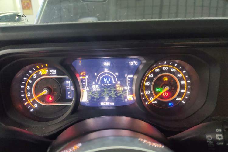 Used Jeep Wrangler 2024 2.0T Sahara Four-Door Edition Instrument Cluster