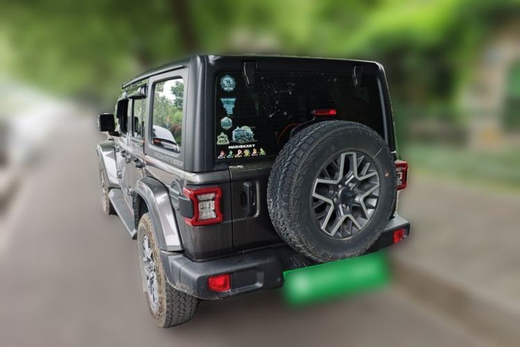 Used Jeep Wrangler 2024 2.0T Sahara Four-Door Edition Rear Left 45 Deg