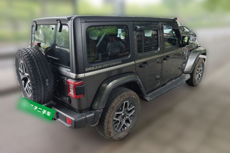 Used Jeep Wrangler 2024 2.0T Sahara Four-Door Edition Rear Right 45 Deg