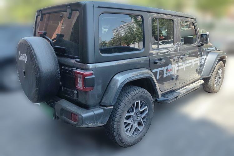 Used Jeep Wrangler 2024 2.0T Sahara Four-Door Edition Rear Right 45 Deg