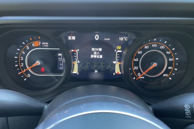 Used Jeep Wrangler 2024 2.0T Sahara Four-Door Edition Interior 9