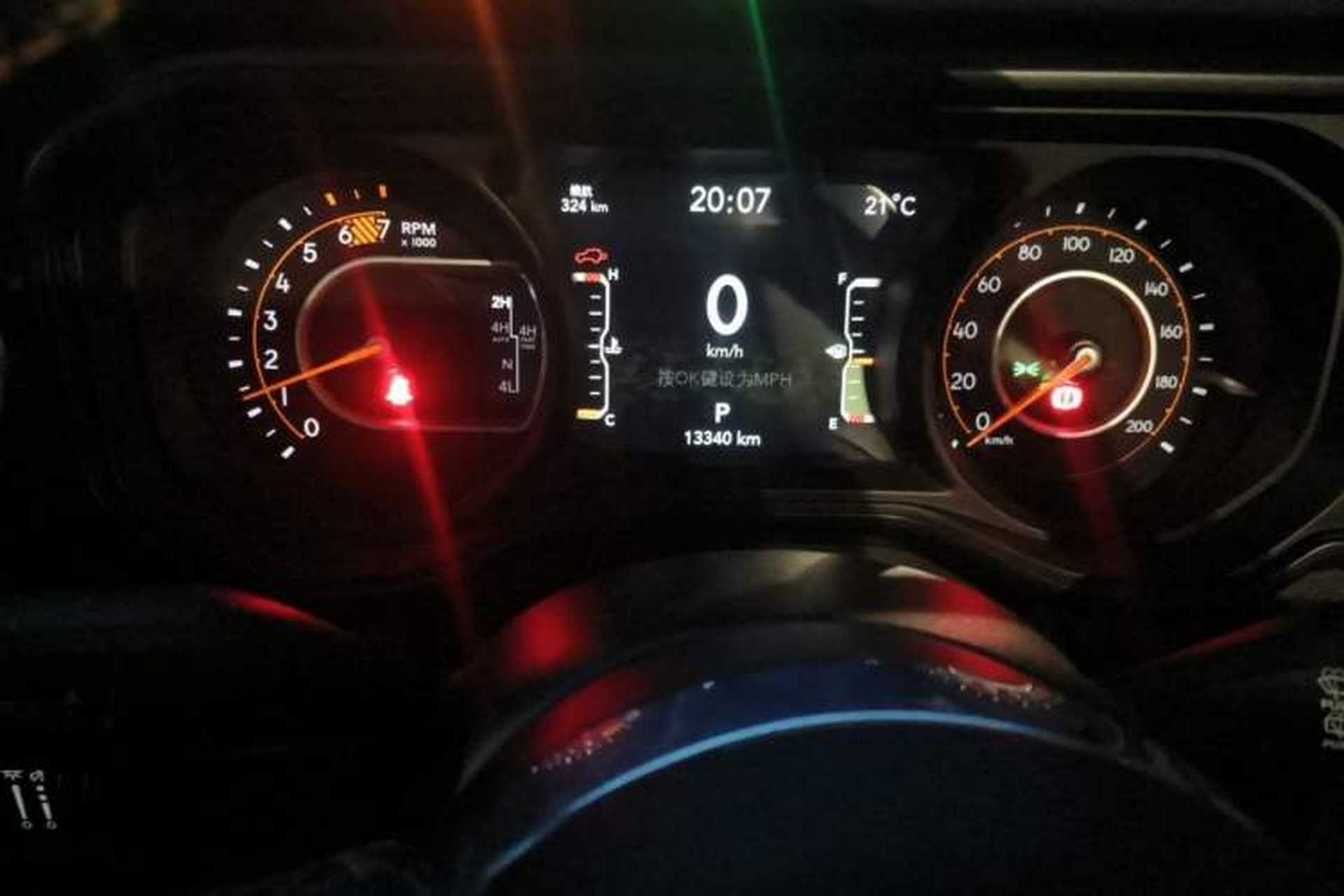 Used Jeep Wrangler 2024 2.0T Sahara Four-Door Edition Instrument Cluster