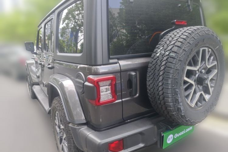 Used Jeep Wrangler 2024 2.0T Sahara Four-Door Edition Rear Left 45 Deg