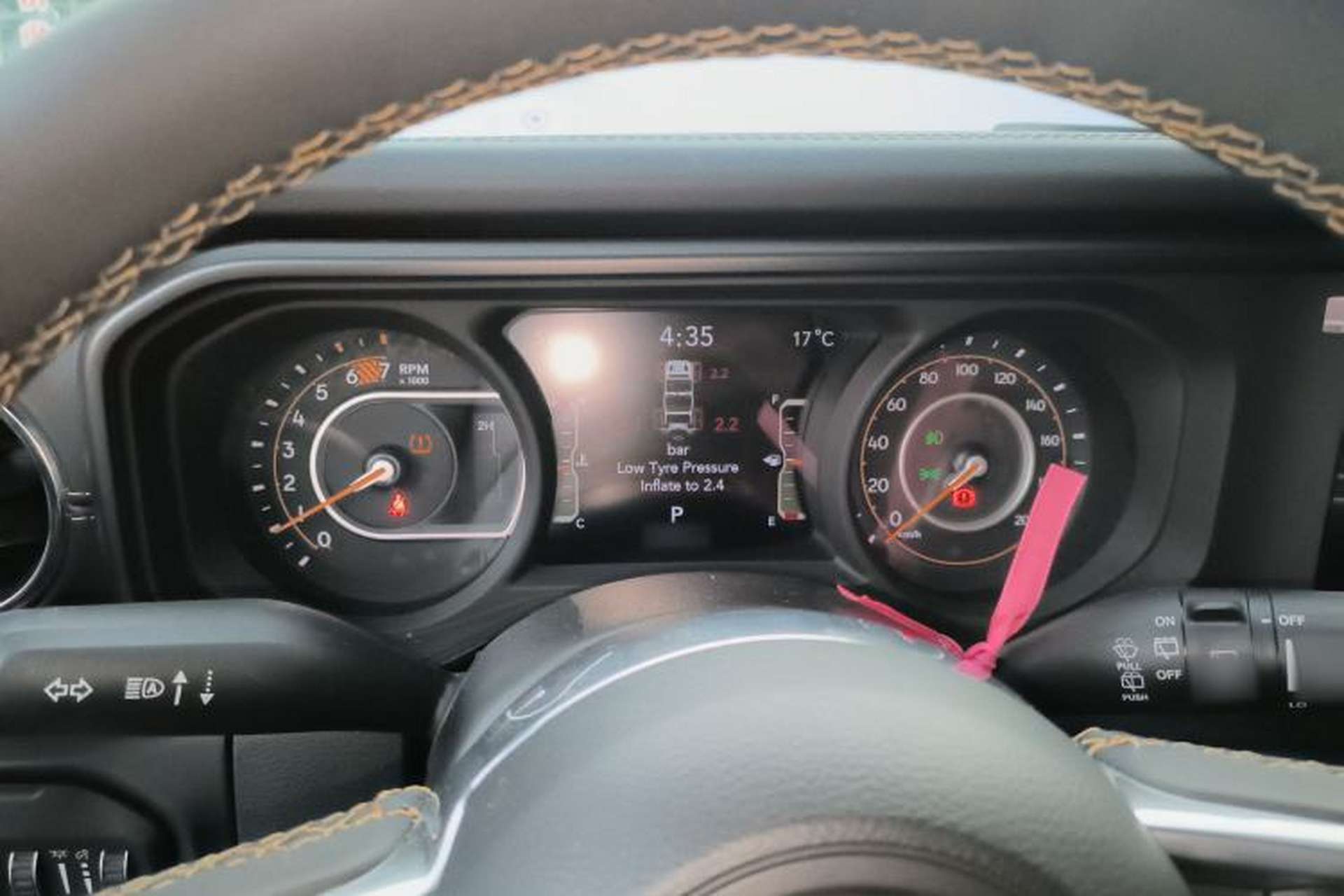 Used Jeep Wrangler 2024 2.0T Sahara Four-Door Edition Instrument Cluster