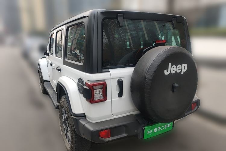 Used Jeep Wrangler 2024 2.0T Sahara Four-Door Edition Rear Left 45 Deg