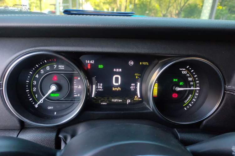 Used Jeep Wrangler New Energy 2021 Four-Door 2.0T 4xe Sahara Instrument Cluster