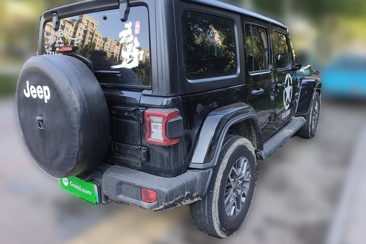 Used Jeep Wrangler New Energy 2021 Four-Door 2.0T 4xe Sahara Rear Right 45 Deg
