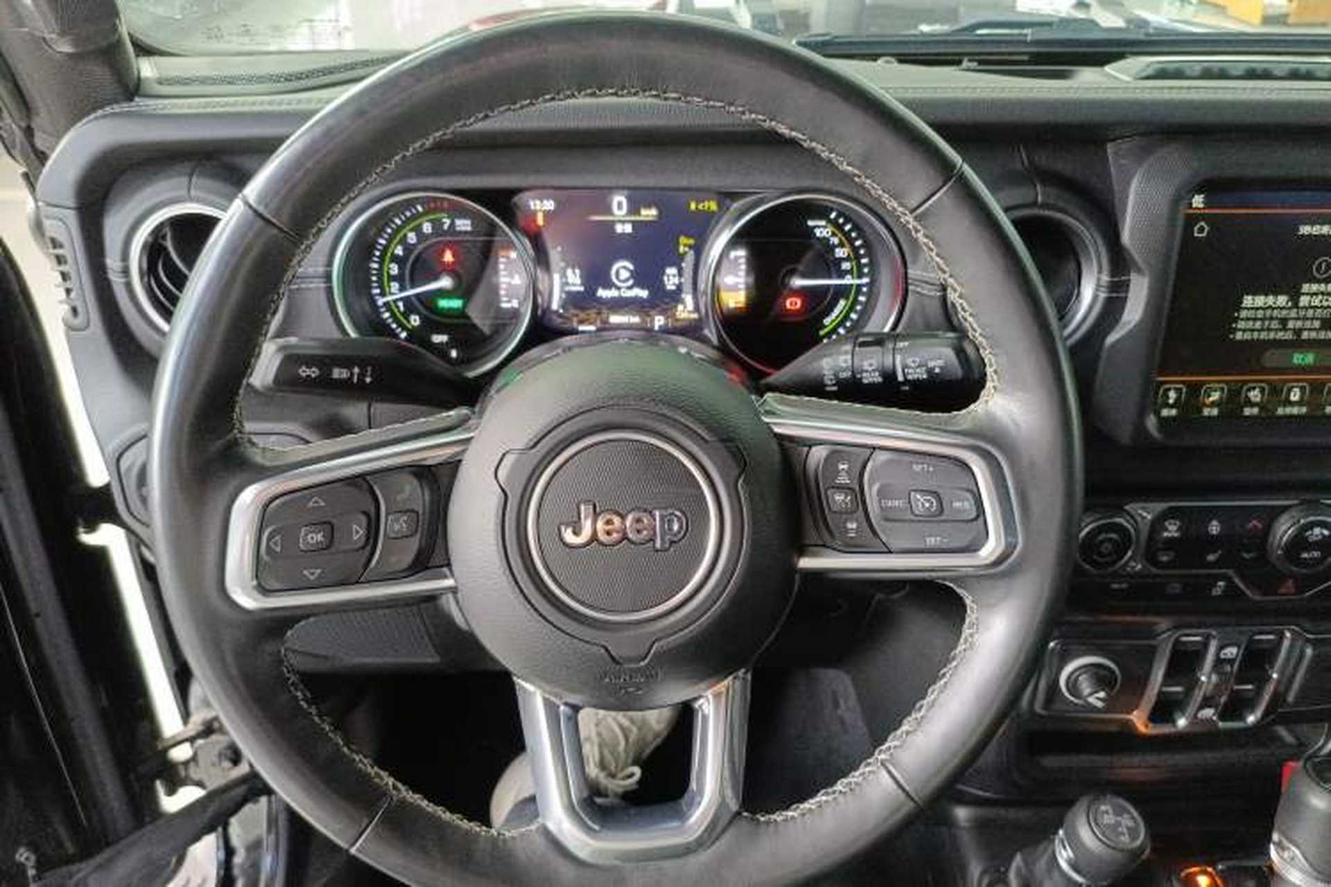 Used Jeep Wrangler New Energy 2021 Four-Door 2.0T 4xe Sahara Steering Wheel