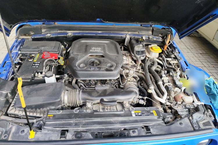 Used Jeep Wrangler New Energy 2021 Four-Door 2.0T 4xe Sahara First Edition Engine Bay