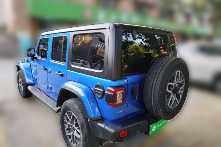 Used Jeep Wrangler New Energy 2021 Four-Door 2.0T 4xe Sahara First Edition Rear Left 45 Deg