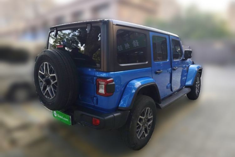 Used Jeep Wrangler New Energy 2021 Four-Door 2.0T 4xe Sahara First Edition Rear Right 45 Deg