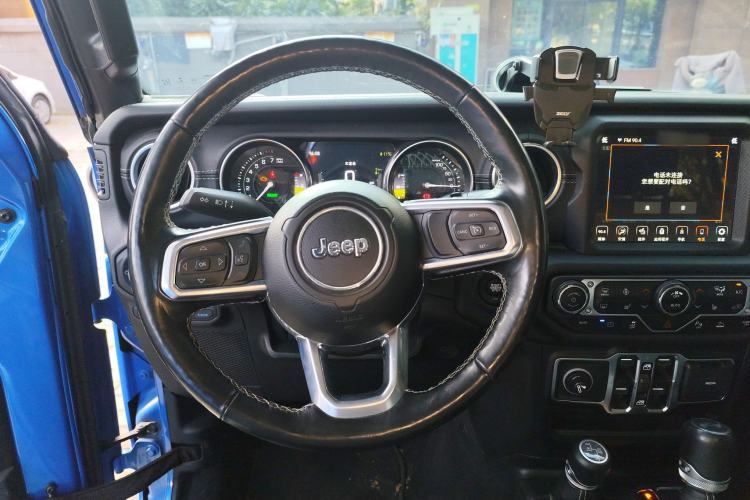 Used Jeep Wrangler New Energy 2021 Four-Door 2.0T 4xe Sahara First Edition Steering Wheel