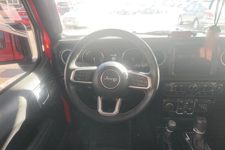 Used Jeep Wrangler New Energy 2021 Four-Door 2.0T 4xe Sahara First Edition Steering Wheel