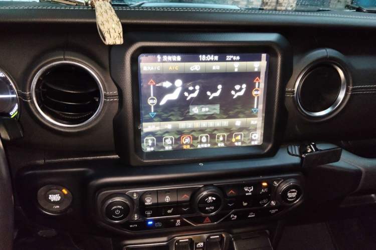 Used Jeep Wrangler New Energy 2021 Four-Door 2.0T 4xe Sahara Audio And AC Panel