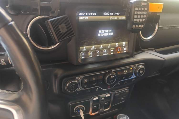 Used Jeep Wrangler New Energy 2021 Four-Door 2.0T 4xe Sahara First Edition Audio And AC Panel