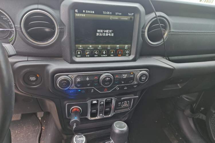 Used Jeep Wrangler New Energy 2021 Four-Door 2.0T 4xe Sahara First Edition Audio And AC Panel