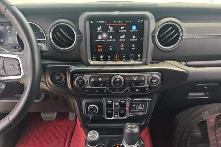 Used Jeep Wrangler New Energy 2021 Four-Door 2.0T 4xe Sahara Audio And AC Panel