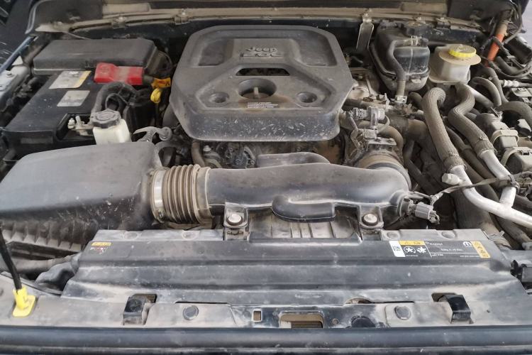Used Jeep Wrangler New Energy 2021 Four-Door 2.0T 4xe Robin Hood Engine Bay