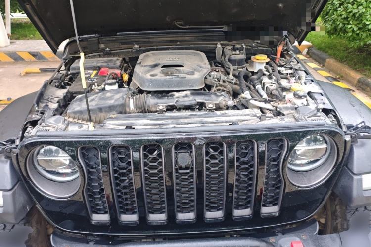 Used Jeep Wrangler New Energy 2021 Four-Door 2.0T 4xe Robin Hood Engine Bay