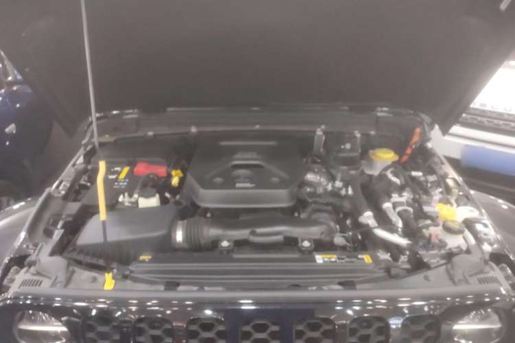 Used Jeep Wrangler New Energy 2021 Four-Door 2.0T 4xe Sahara Engine Bay