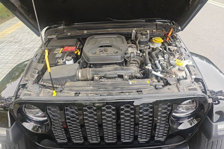 Used Jeep Wrangler New Energy 2021 Four-Door 2.0T 4xe Sahara Engine Bay