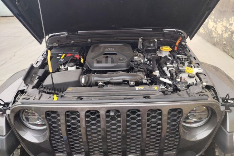 Used Jeep Wrangler New Energy 2021 Four-Door 2.0T 4xe Sahara First Edition Engine Bay