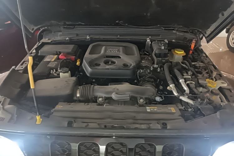 Used Jeep Wrangler New Energy 2021 Four-Door 2.0T 4xe Sahara Engine Bay