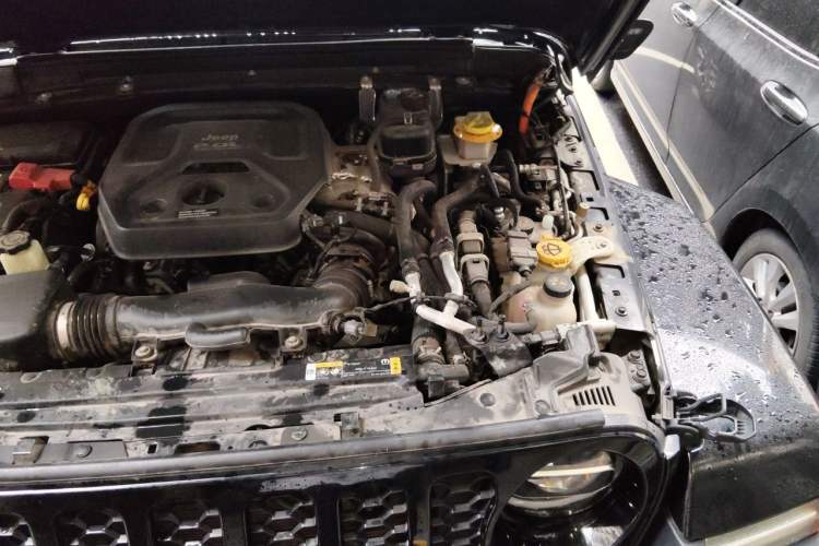 Used Jeep Wrangler New Energy 2021 Four-Door 2.0T 4xe Sahara Engine Bay Left