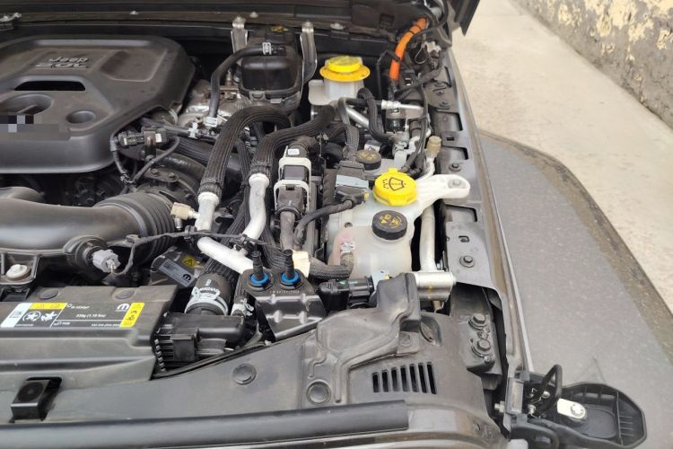 Used Jeep Wrangler New Energy 2021 Four-Door 2.0T 4xe Sahara First Edition Engine Bay Left
