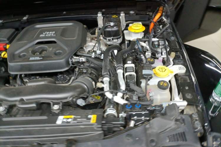 Used Jeep Wrangler New Energy 2021 Four-Door 2.0T 4xe Sahara Engine Bay Left