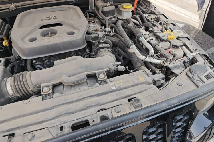 Used Jeep Wrangler New Energy 2021 Four-Door 2.0T 4xe Sahara Engine Bay Left