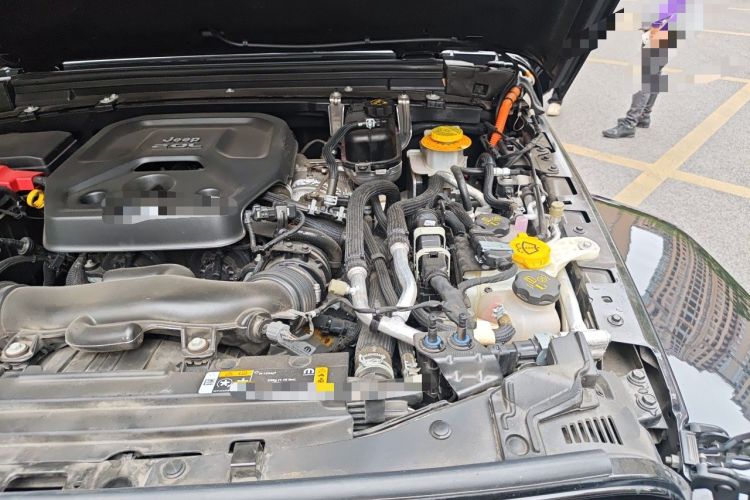 Used Jeep Wrangler New Energy 2021 Four-Door 2.0T 4xe Sahara First Edition Engine Bay Left