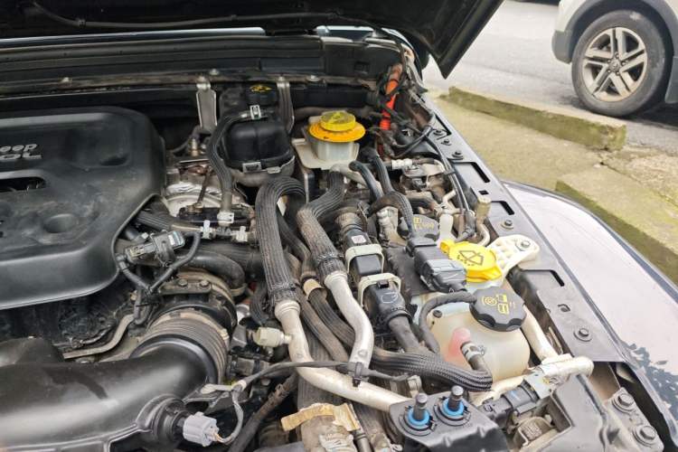 Used Jeep Wrangler New Energy 2021 Four-Door 2.0T 4xe Sahara First Edition Engine Bay Left