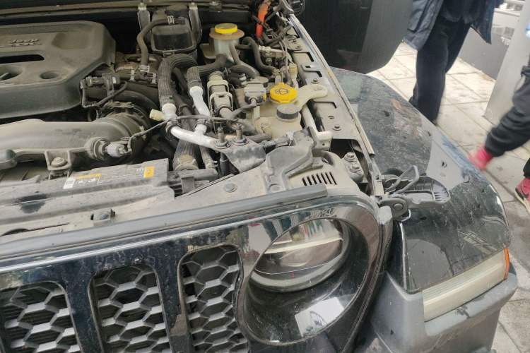 Used Jeep Wrangler New Energy 2021 Four-Door 2.0T 4xe Sahara First Edition Engine Bay Left
