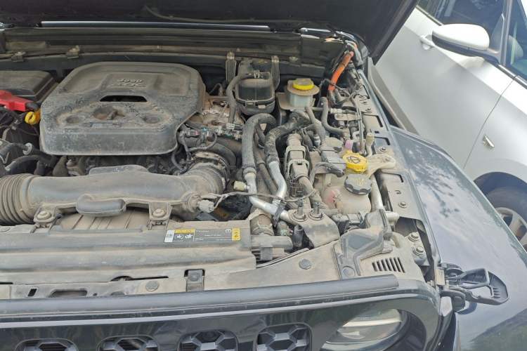 Used Jeep Wrangler New Energy 2021 Four-Door 2.0T 4xe Sahara First Edition Engine Bay Left