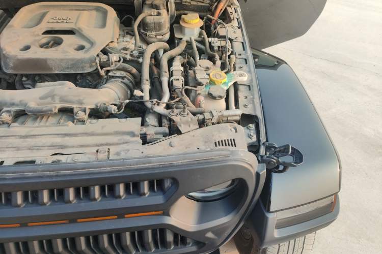 Used Jeep Wrangler New Energy 2021 Four-Door 2.0T 4xe Sahara First Edition Engine Bay Left