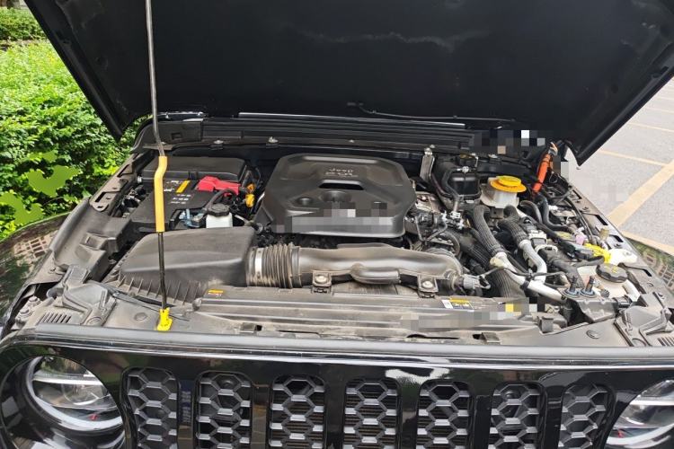 Used Jeep Wrangler New Energy 2021 Four-Door 2.0T 4xe Sahara First Edition Engine Bay